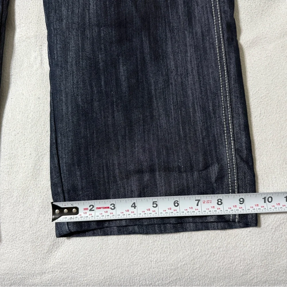 Y2K South Pole Jeans Mens 43x32 Blue‎ Dark Wash Denim Baggy Fit Gold Tab